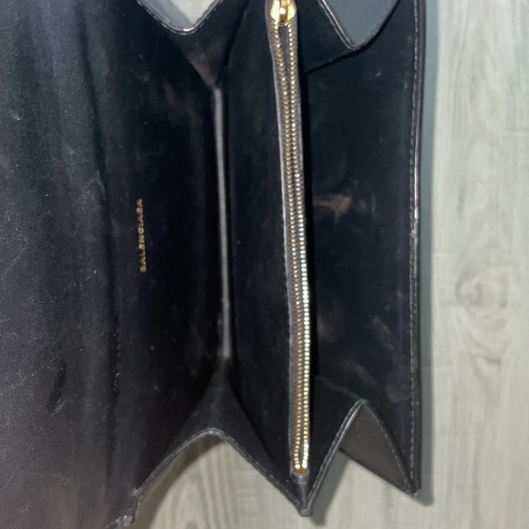 Black Balenciaga Calfskin S Chain Shoulder Bag - Picture 5 of 7